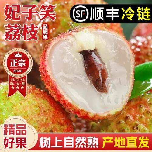 海南妃子笑荔枝新鲜荔枝现摘现发