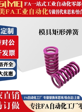外径紫色弹簧矩形模具弹簧SWC6 8 10 12 14 16 18 20 22 25 27 30