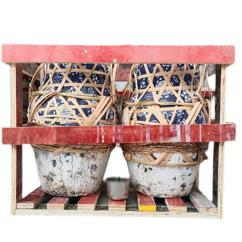 花雕酒17度竹编坛装10L
