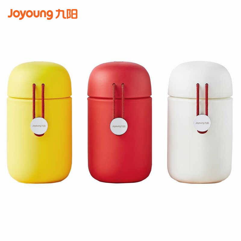 Joyoung/九阳玻璃杯水杯女可爱便携小巧杯子家用简约茶杯随手杯