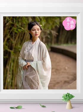 NIKON D810拍摄户外古装美女人像RAW原图PS后期修图调色练习素材