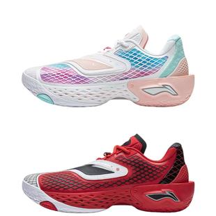 李宁反伍5篮球鞋男女透气网面厚底减震专业运动鞋