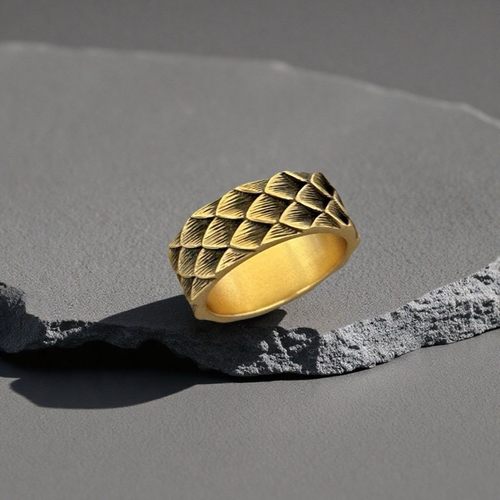 生生龙鳞戒指拉丝工艺复