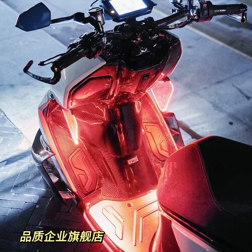 电动车装饰 极核领航灯装饰电动车电摩12V摩托车防水发光灯通用
