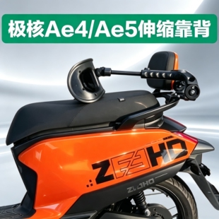 极核 AE4 AE5 AE4se + 扶手 电动车折叠靠背伸缩腰靠尾箱支架改装