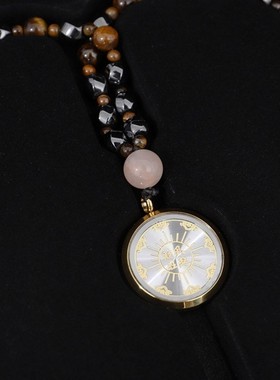 负离子吊坠项链光波石墨