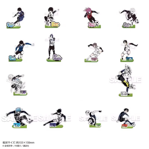 现货 蓝色监狱 蓝锁 Muzzle 原画 草地立 亚克力立牌摆件 周边