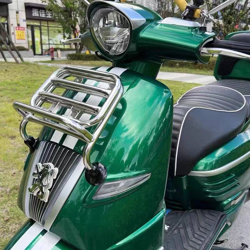 摩托车改装配件标致Django 姜戈前货架折叠复古货架行李架射灯架