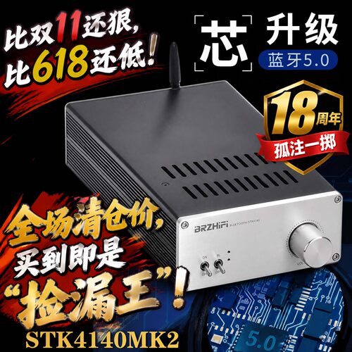 BRZHIFI厚膜功放机家用超LM1875