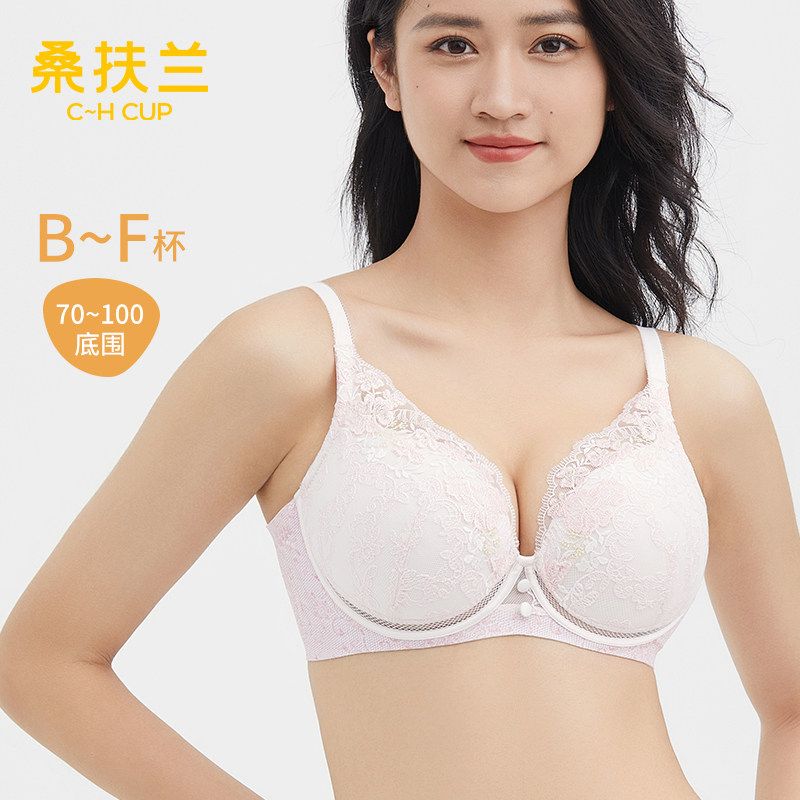 桑扶兰大胸显小刺绣胸显