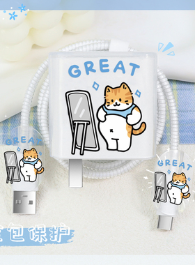 适用90Wvivox300pro透明印花款充电器充电线保护套vivos50prominis50防断裂缠绕绳iQOOz10turbo手机壳防尘款