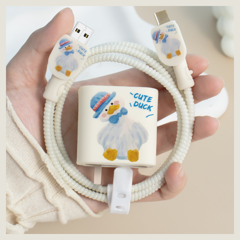 适用vivo80W充电器数据线保护套