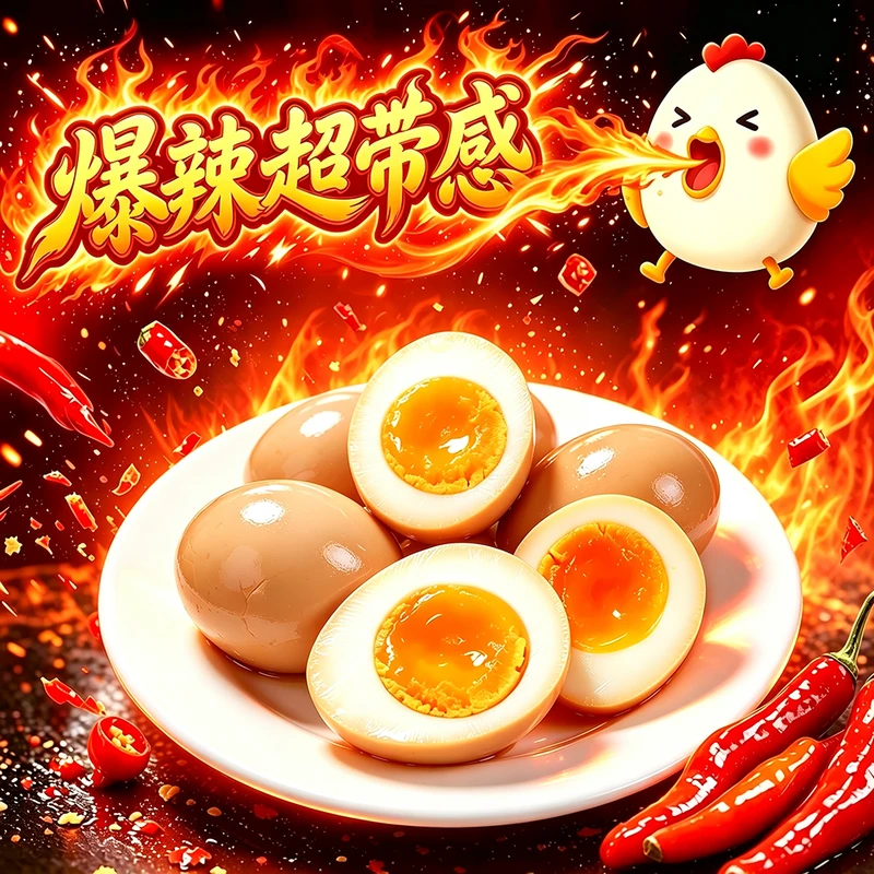 亲兮火鸡面味溏心蛋卤蛋青花椒解馋夜宵早餐鸡蛋泡面搭档即食