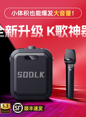 SODLK声莱客便携蓝牙乐器音响户外K歌广场舞U盘内存卡播放带话筒