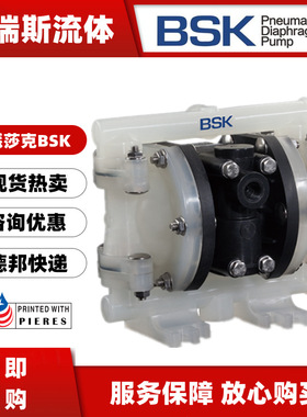 BSK气动隔膜泵BP06PP-P991-B BP15PP-PTT4-B PBB1耐腐蚀污水处理