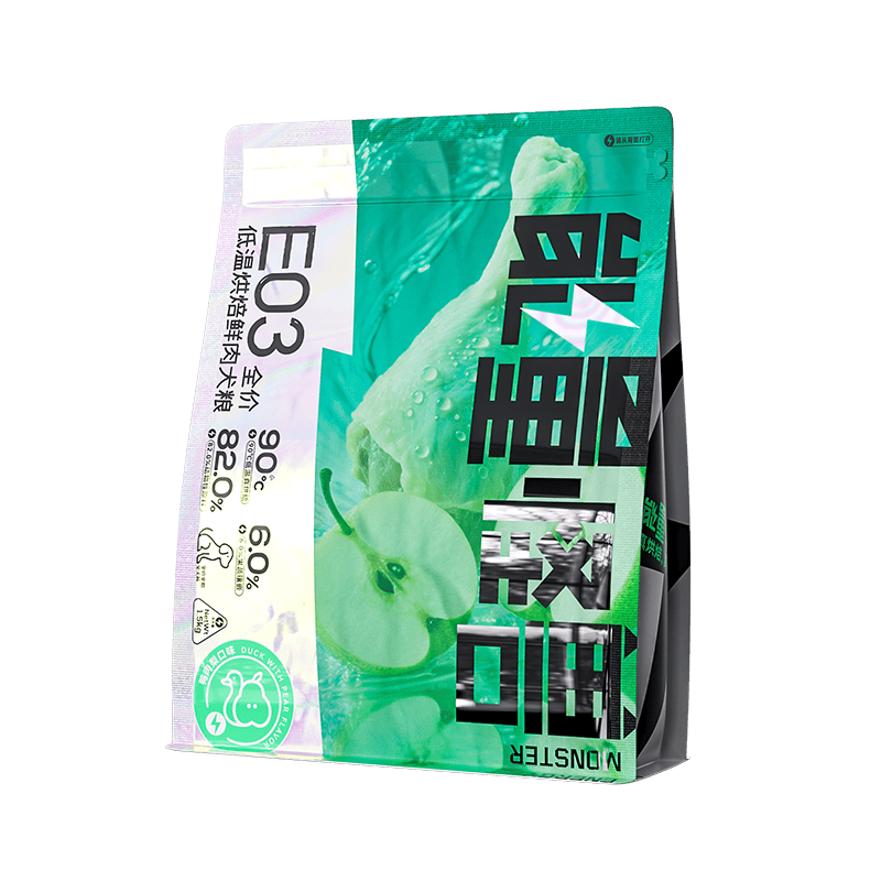 【好物体验专享】能量怪兽E03狗粮烘焙鲜肉犬粮鸭肉梨去火缓泪痕