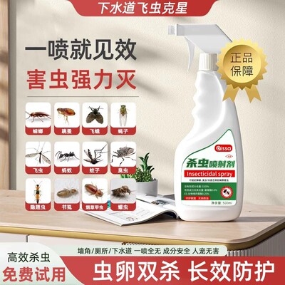 家用室内氯菊酯杀虫喷剂灭蟑蚤