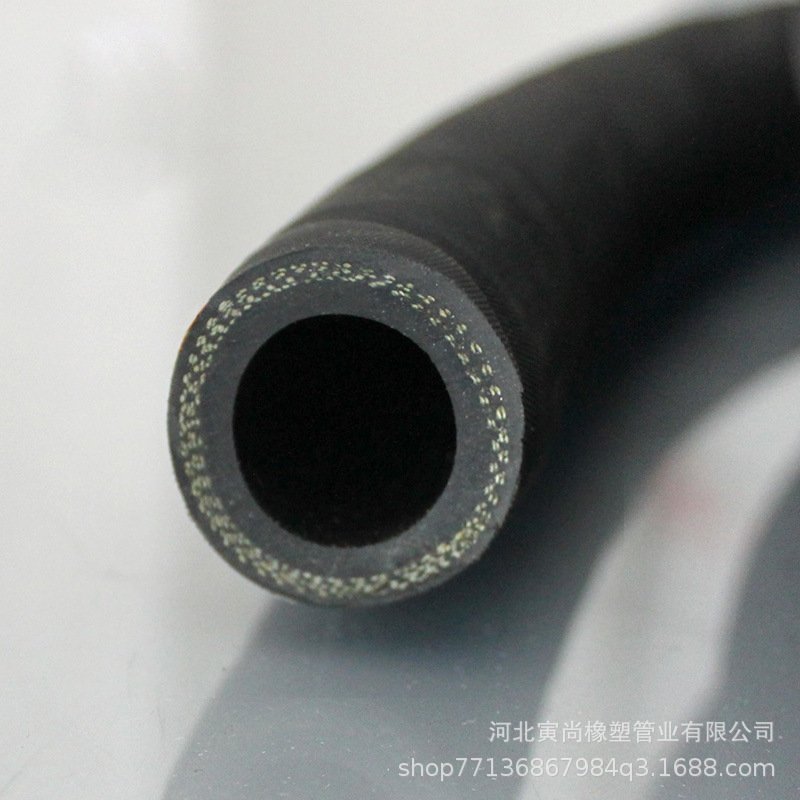 高压油管夹布胶管黑色橡胶管软胶管水管液压管油管耐高温耐油胶管