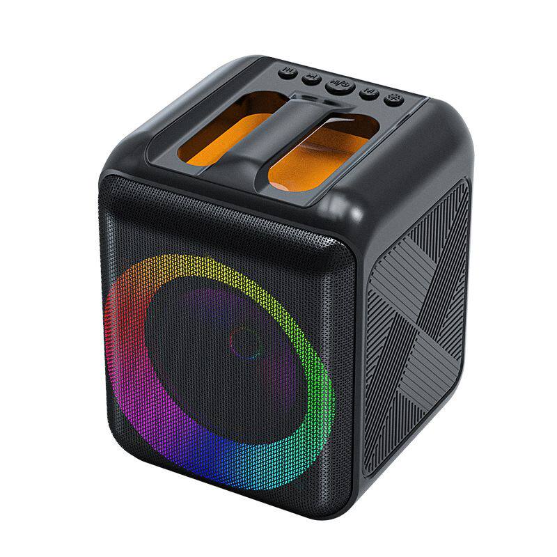 全球音户外高音质K歌蓝牙音箱手提便携可充电带无线麦克风广场舞