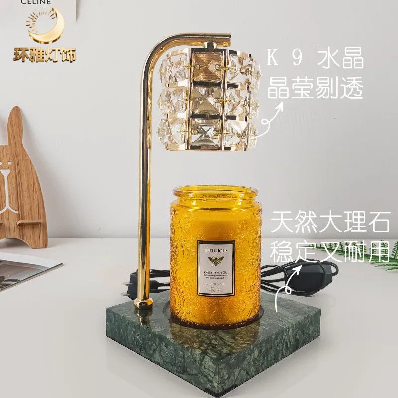 韩式烤蜡灯融小夜灯氛围灯卧室摆件拍拍灯蜡烛香薰灯香薰融蜡灯