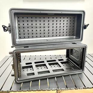 4U-280PE航空箱无线话筒功放处理器放大器箱麦克风箱工具箱多功能