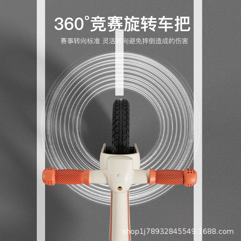 新款儿童平衡车滑行车学步自行车带音乐灯光2-8岁男女宝宝两轮
