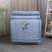 艾草夏凉被 空调被双人可机洗水洗棉被芯宿舍被夏季 空调被