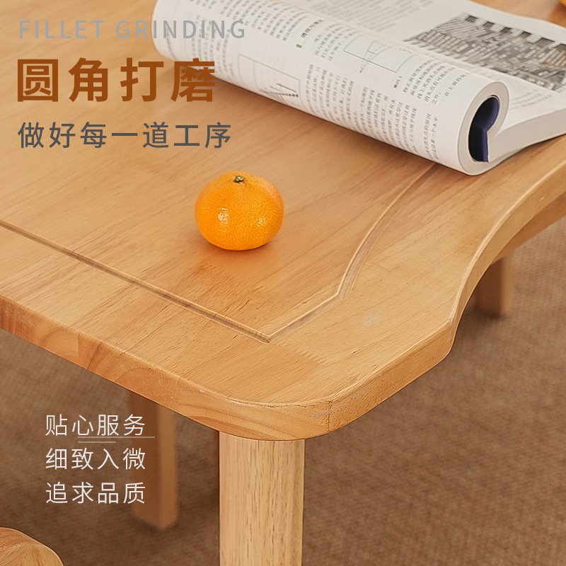 实木老年桌适老化餐桌椅组合养老院公寓家具敬老院适老桌椅