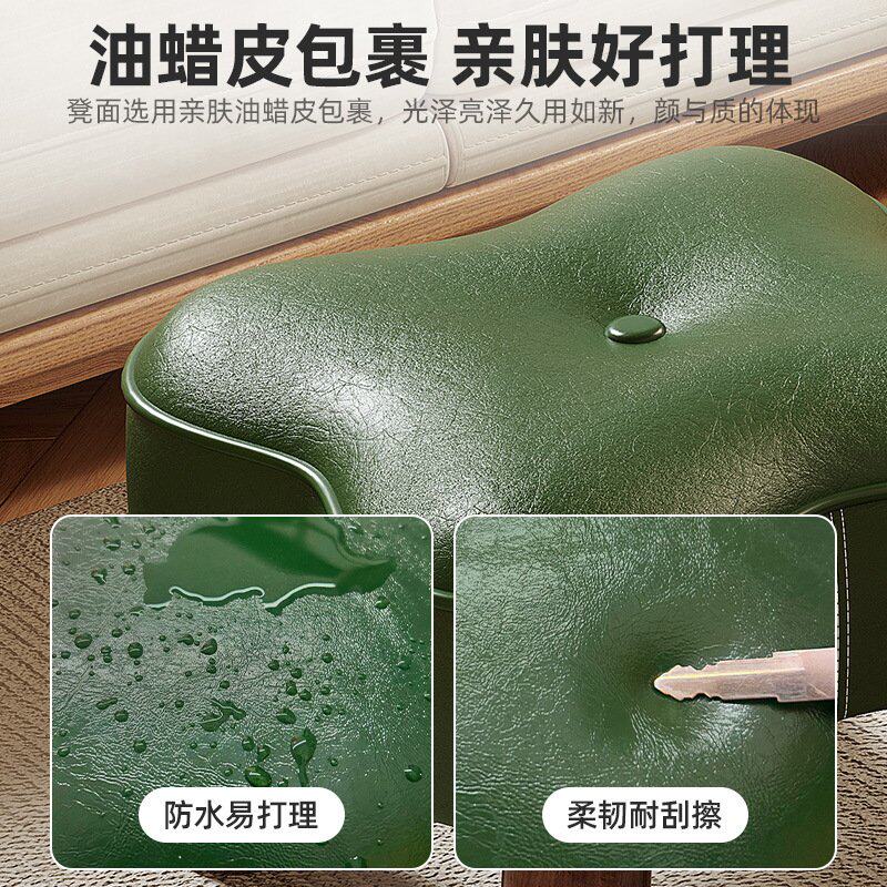 实木小凳子家用门口换鞋凳小板凳简约现代坐凳木头软包沙发凳矮凳
