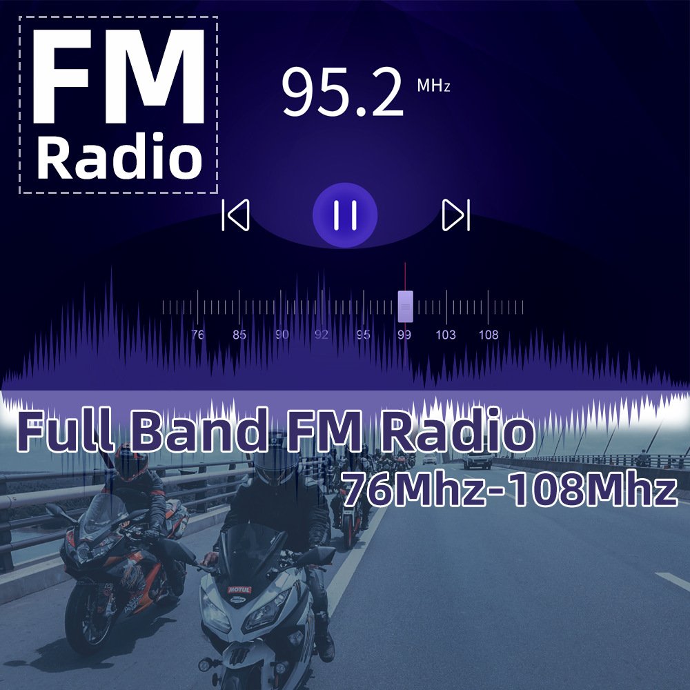 摩托车头盔 蓝牙对讲机 FM收音机 蓝牙耳机 头盔耳机 摩托车耳机
