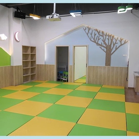 早教中心软包软体地垫墙垫游乐场幼儿园医院室内儿童防摔软包地垫