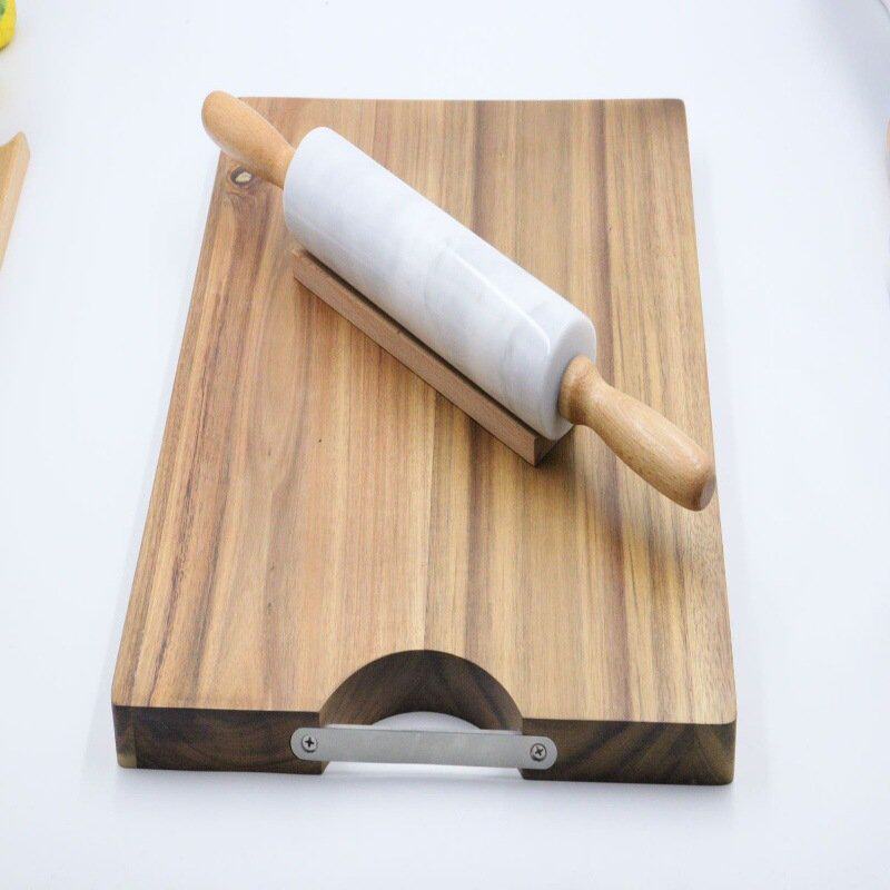浩晟大理石擀面杖大小家用商用开酥走锤蛋糕烘培工具套装推荐面点