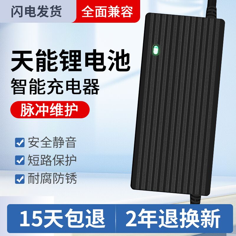 天能电动车48V大功率锂电池充电器54.6V58.8V58.4V54.8V3A5A8A10A