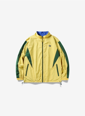 之外Outside天日干足球概念双面穿立领夹克春秋男女运动上衣外套