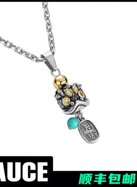 醒狮福牌项链精致百搭