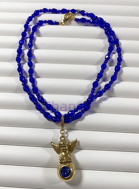 PILGRIM立体质感天使琉璃项链