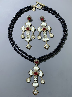 Vintage中古法国IKITA打标黑色琉