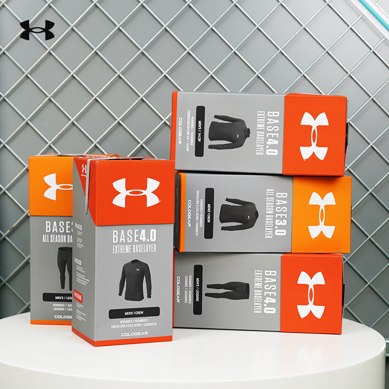 安德玛Base男子修身运动长袖