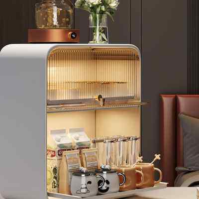 帅仕防尘杯架带柜门杯架子放茶杯水杯收纳盒储物柜杯子收纳置物架