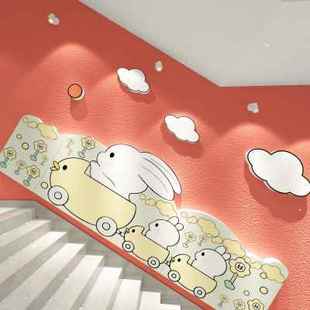 幼儿园环创境主题墙面装 饰成品走廊儿童房踢脚线贴纸自粘布置材料