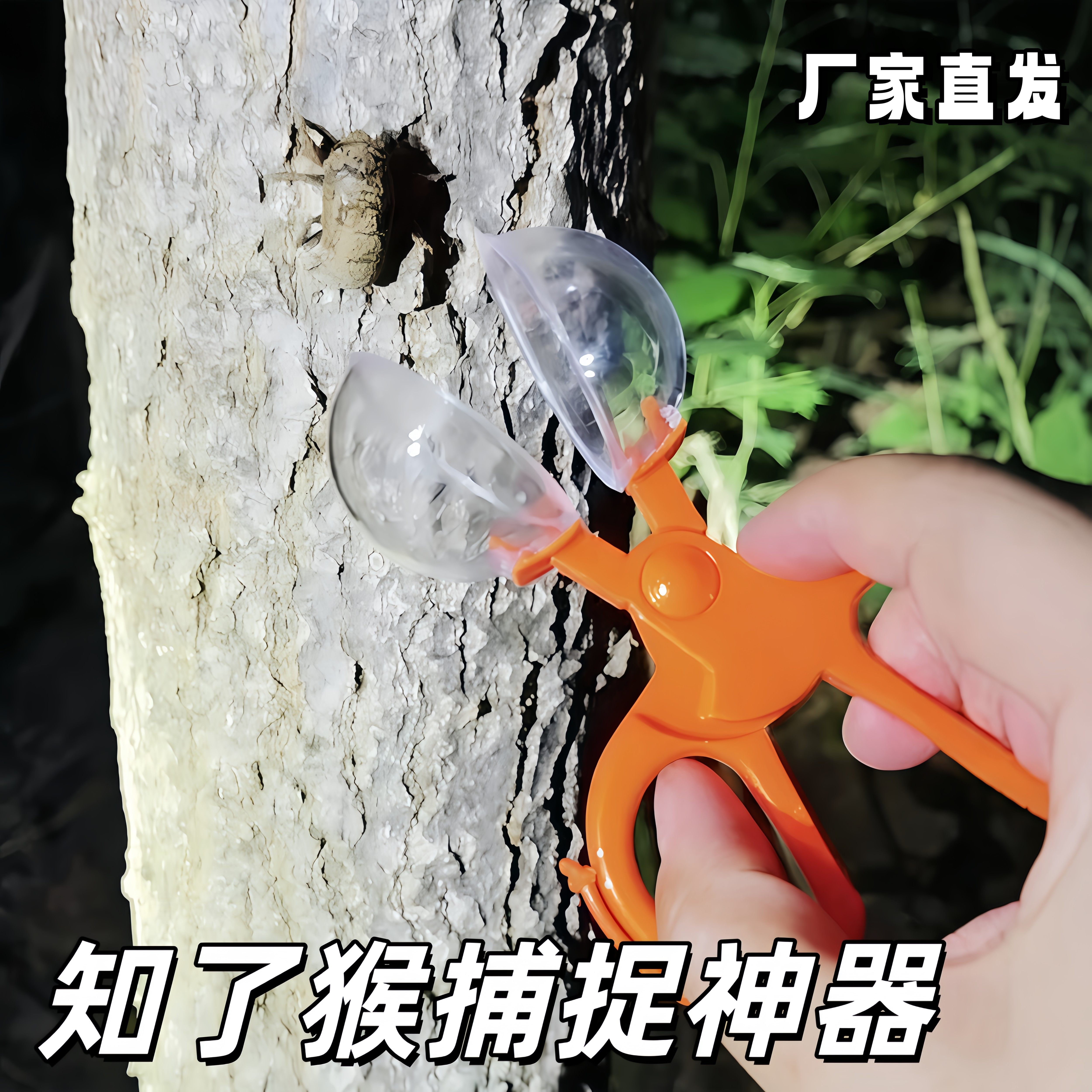 知了猴捕捉神器便携捕虫夹