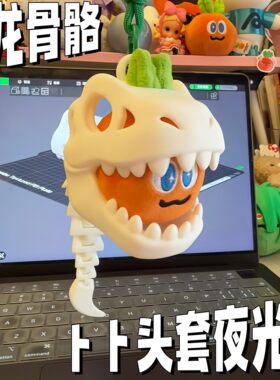 卜卜暴龙骨骼头套阿信周边