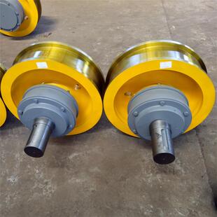 生产加工单双梁机械起重机主动车轮组角箱轮配件