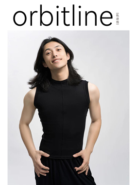 orbitline  微领背心 水墨黑  中性 运动 舞蹈 瑜伽 范李猿同款