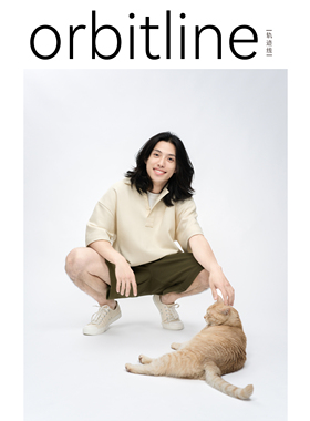 orbitline 华夫格五分袖象牙白短袖Polo衫运动中性宽松休闲范李猿