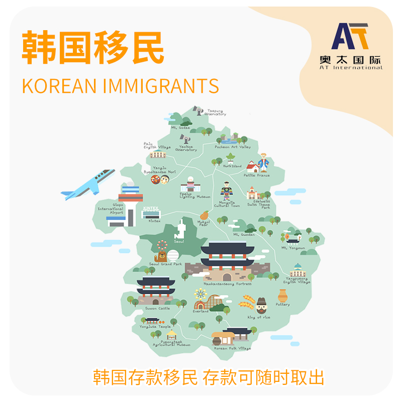 韩国存款永居咨询海外投资身份计划永居入籍居留房产绿卡