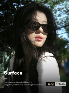 2025新款猫眼墨镜女高级感海边防晒UV400偏光太阳镜尼龙高清曲面