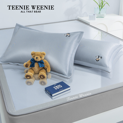 TeenieWeenie2025新款夏季凉感冰丝床笠单件全包床罩床垫保护套