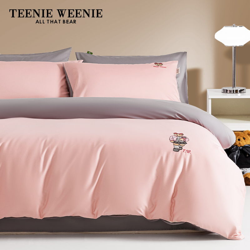 轻奢100新疆长绒棉刺绣四件套