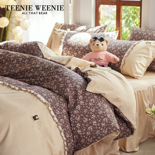 TeenieWeenie清新碎花纯棉四件套